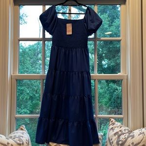 Never Been Worn Maxi Navy Blue Dress